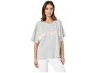 Calvin Klein Underwear Coordinating Top Short Sleeve Crew Neck (grey Heather) Women's Clothing