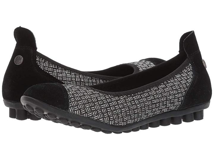 Bernie Mev. Bella Me (black Lurex) Women's Flat Shoes