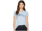 Levi's(r) Womens Slim Crew Neck Tee (strauss Slim Cashmere Blue) Women's T Shirt