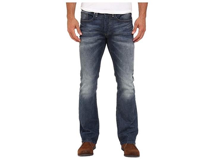 Buffalo David Bitton King Slim Boot Sheeba Stretch Denim In Light/blasted Wash (light/blasted Wash) Men's Jeans