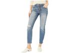 Kut From The Kloth Reese Ise Ankle Straight Expo Bottom Jeans In Interested/medium Base Wash (interested/medium Base Wash) Women's Jeans