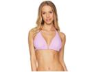 Luli Fama Cosita Buena D-cup Triangle Halter Bikini Top (lavanda) Women's Swimwear