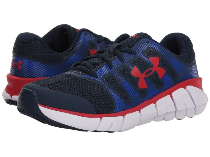 Under Armour Kids Ua Bgs Jettison (big Kid) (academy/white/red) Boys Shoes
