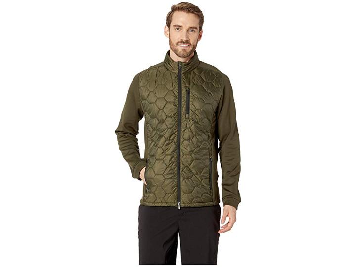 Puma Golf Pwrwarm Dassler Jacket (forest Night) Men's Coat