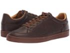 Fred Perry Deuce Premium Leather (dark Chocolate) Men's Shoes