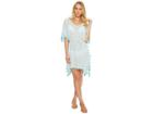 Seafolly Mini Tassel Kaftan Cover-up (white) Women's Swimwear