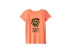 Life Is Good Kids Scary Happy Crusher T-shirt (little Kids/big Kids) (fresh Coral) Girl's T Shirt