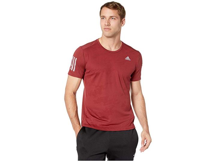 Adidas Response Tee (noble Maroon) Men's Clothing