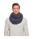 Ugg Two-toned Ribbed Scarf (graphite Heather) Scarves