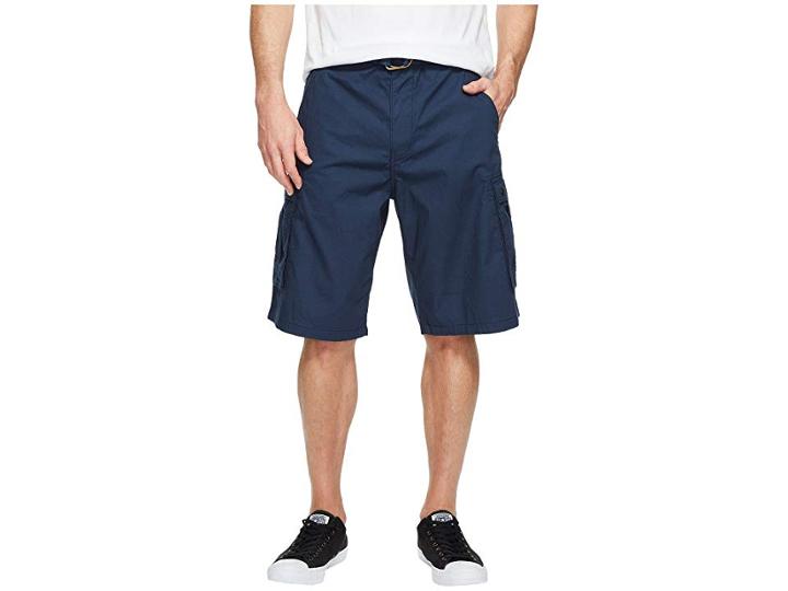 Levi's(r) Mens Snap Cargo Shorts (dress Blues/microdobby) Men's Shorts