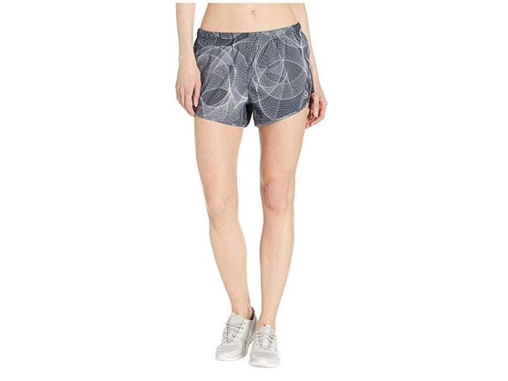 Reebok 3 One Series Printed Shorts (cold Grey) Women's Shorts