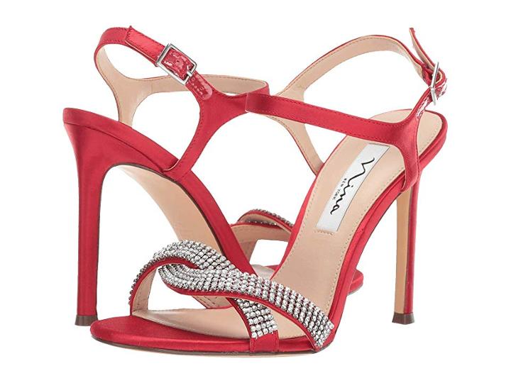 Nina Davia (cherry Satin) Women's Shoes