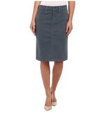 Nydj Dora Skirt Washed Twill (juniper) Women's Skirt