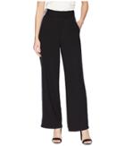 Romeo & Juliet Couture High-waist Wide Leg Pants With Striped Side (cobalt/white) Women's Casual Pants