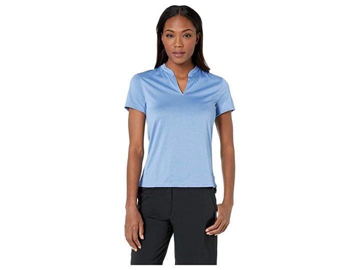 Nike Golf Zonal Cooling Polo Short Sleeve Jacquard (aluminum/aluminum) Women's Short Sleeve Pullover