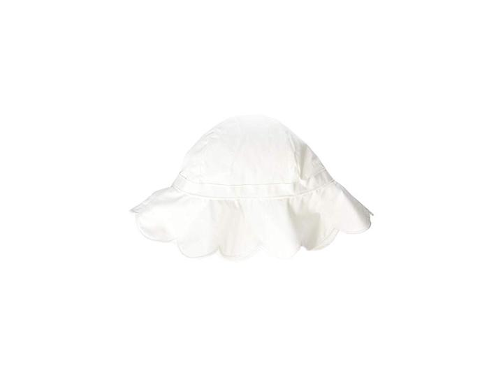 Janie And Jack Scallop Sun Hat (toddler/little Kids/big Kids) (white) Caps