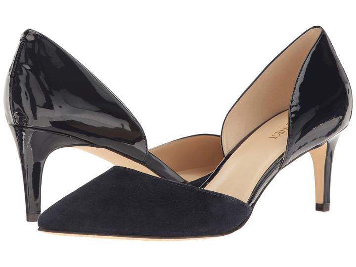 Nine West Solis (navy Patent Pu/navy Suede) High Heels