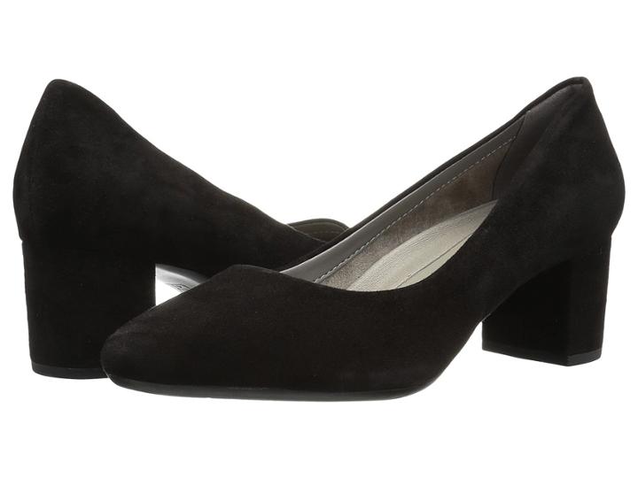 Aerosoles Silver Star (black Suede) Women's  Shoes