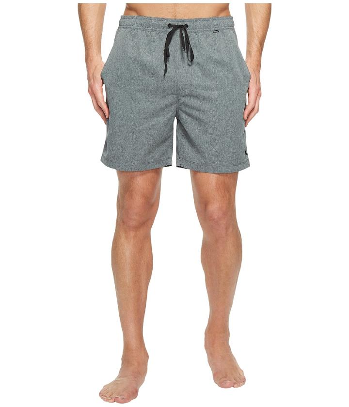 Hurley One Only Heathered Volley 2.0 (black) Men's Swimwear
