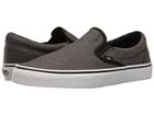 Vans Classic Slip-ontm ((suiting) Black/true White) Skate Shoes