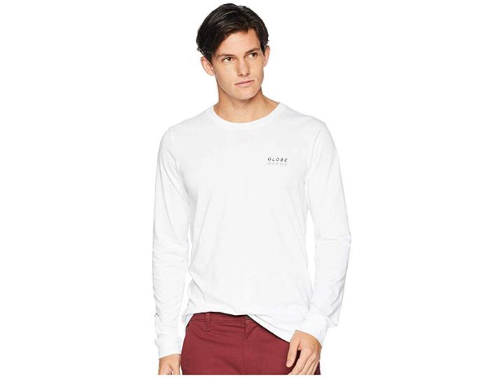 Globe Swell Times Long Sleeve Tee (white) Men's T Shirt