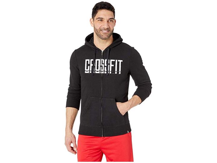 Reebok Crossfit(r) Zip Hoodie (black) Men's Clothing