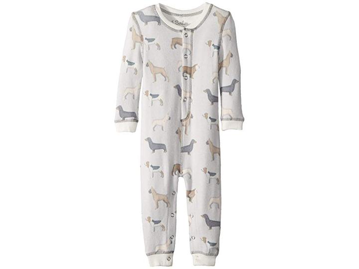 P.j. Salvage Kids Dogs Romper (infant) (light Grey) Girl's Jumpsuit & Rompers One Piece