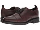 Frye Officer Oxford (brown Smooth Pull Up/scotch Grain) Men's Lace Up Wing Tip Shoes