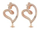 Vivienne Westwood Sosanna Small Earrings (white Cubic Zirconia 2) Earring