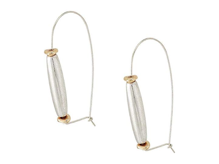 Robert Lee Morris Two-tone Hook Earrings (two-tone) Earring