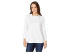 Fresh Produce Striped Ana Pullover (grey) Women's Long Sleeve Pullover