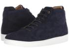 Want Les Essentiels Lennon Mid Sneaker (navy Suede) Men's Shoes