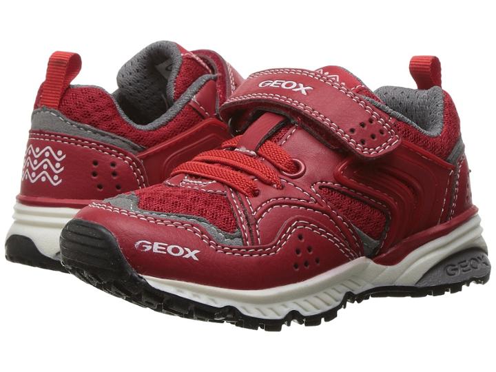 Geox Kids Jr Bernie Boy 15 (little Kid/big Kid) (red) Boy's Shoes