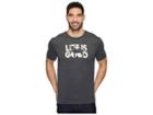Life Is Good Knockout Dog Cool Tee (night Black) Men's T Shirt