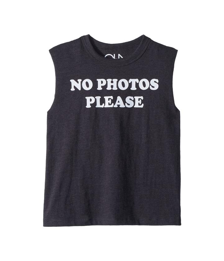 Chaser Kids Vintage Jersey No Photos Muscle Tee (little Kids/big Kids) (vintage Black) Boy's T Shirt