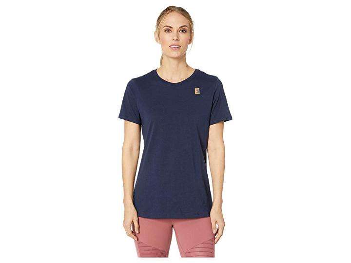 Nike Court Tee Heritage (obsidian) Women's Clothing