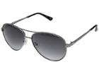 Guess Gu7470 (shiny Gunmetal/gradient Smoke) Fashion Sunglasses