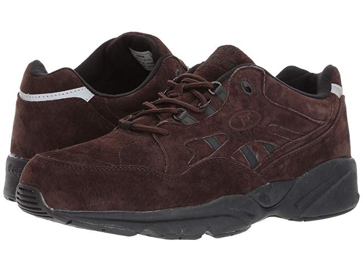 Propet Stability Walker Medicare/hcpcs Code = A5500 Diabetic Shoe (brown Suede) Men's Walking Shoes