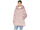 Steve Madden Mid-length Puffer (dusty Pink) Women's Coat