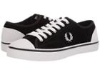 Fred Perry Hughes Low Suede (black/snow White) Men's Shoes