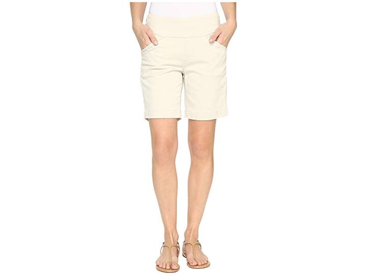 Jag Jeans Ainsley Pull-on 8 Shorts In Bay Twill (stone) Women's Shorts