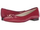 Anne Klein Ovi (red Leather 1) Women's Flat Shoes