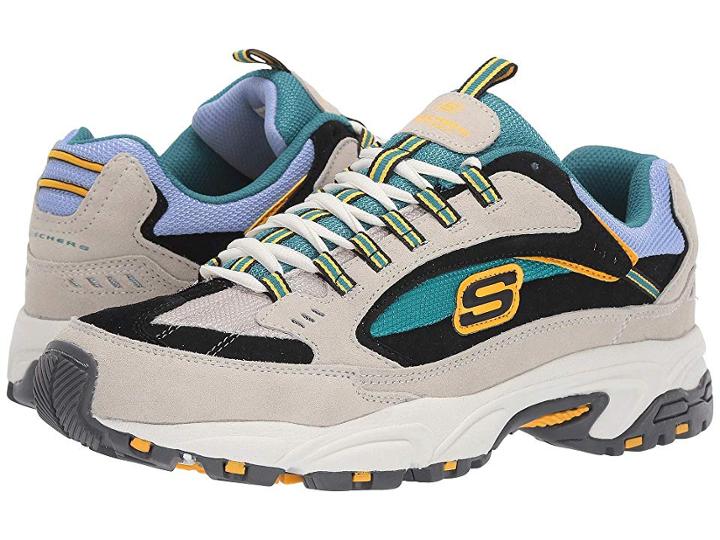 Skechers Stamina Cutback (white/multi) Men's Shoes