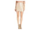 Jack By Bb Dakota Time To Shine Sequin Mini Skirt (pale Gold) Women's Skirt