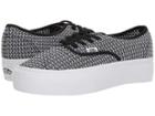 Vans Authentic Platform 2.0 ((summer Mesh) Black/true White) Skate Shoes