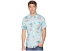 Billabong Sundays Floral Short Sleeve Shirt (mint) Men's Short Sleeve Button Up