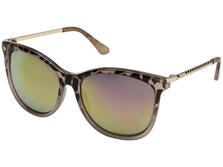 Guess Gf0302 (pink Tort/rose Gold Mirror Lens) Fashion Sunglasses