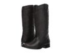 Frye Melissa Pull-on (black Tumbled Buffalo) Women's Pull-on Boots