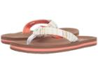 Reef Kids Little Ahi Tattoo (infant/toddler/little Kid/big Kid) (white/gold) Girls Shoes