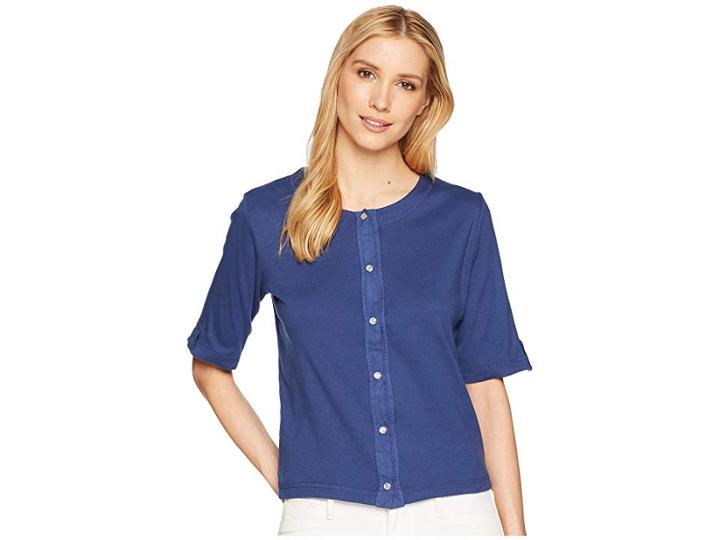Fresh Produce Bella Cardigan (moonlight Blue) Women's Sweater